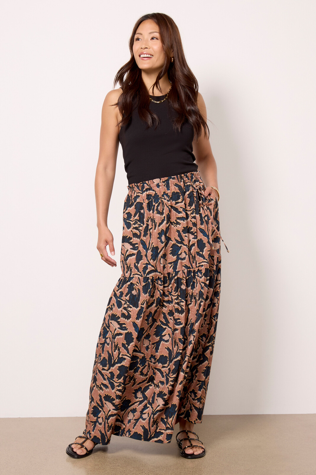 Andie Tiered Maxi Skirt