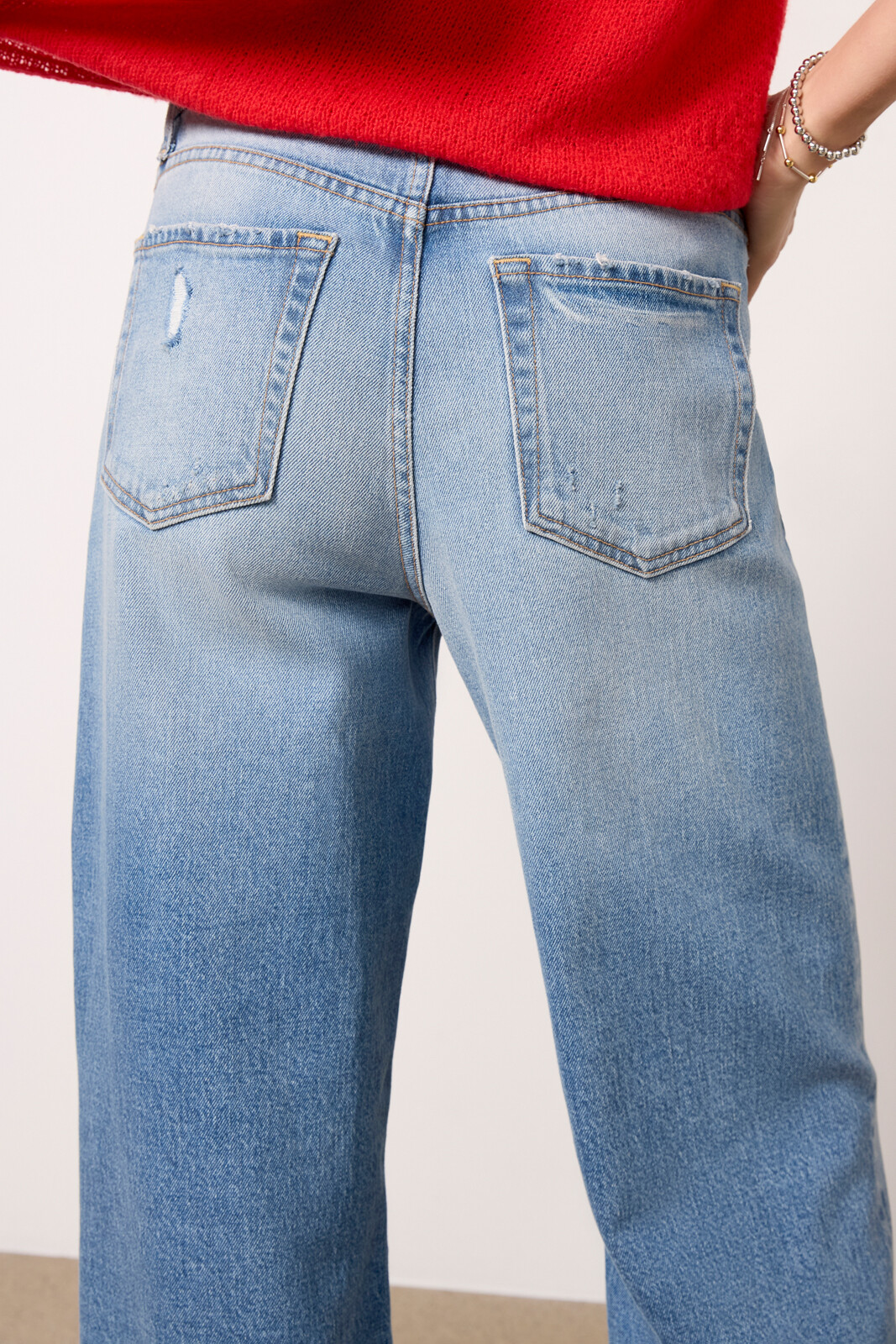 Ever Vintage Barrel Leg Jean