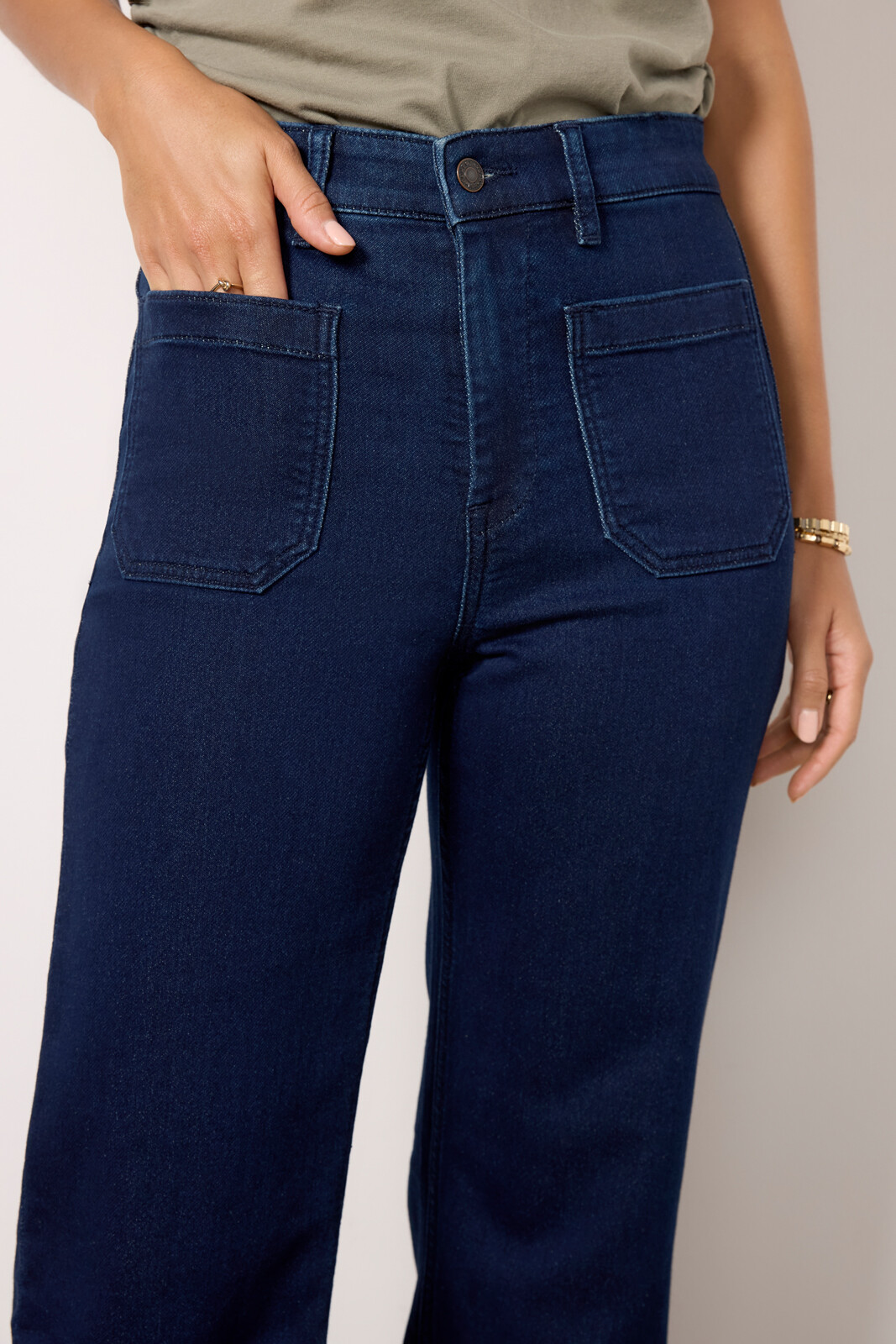 Stretch Terry Patch Pocket Pant