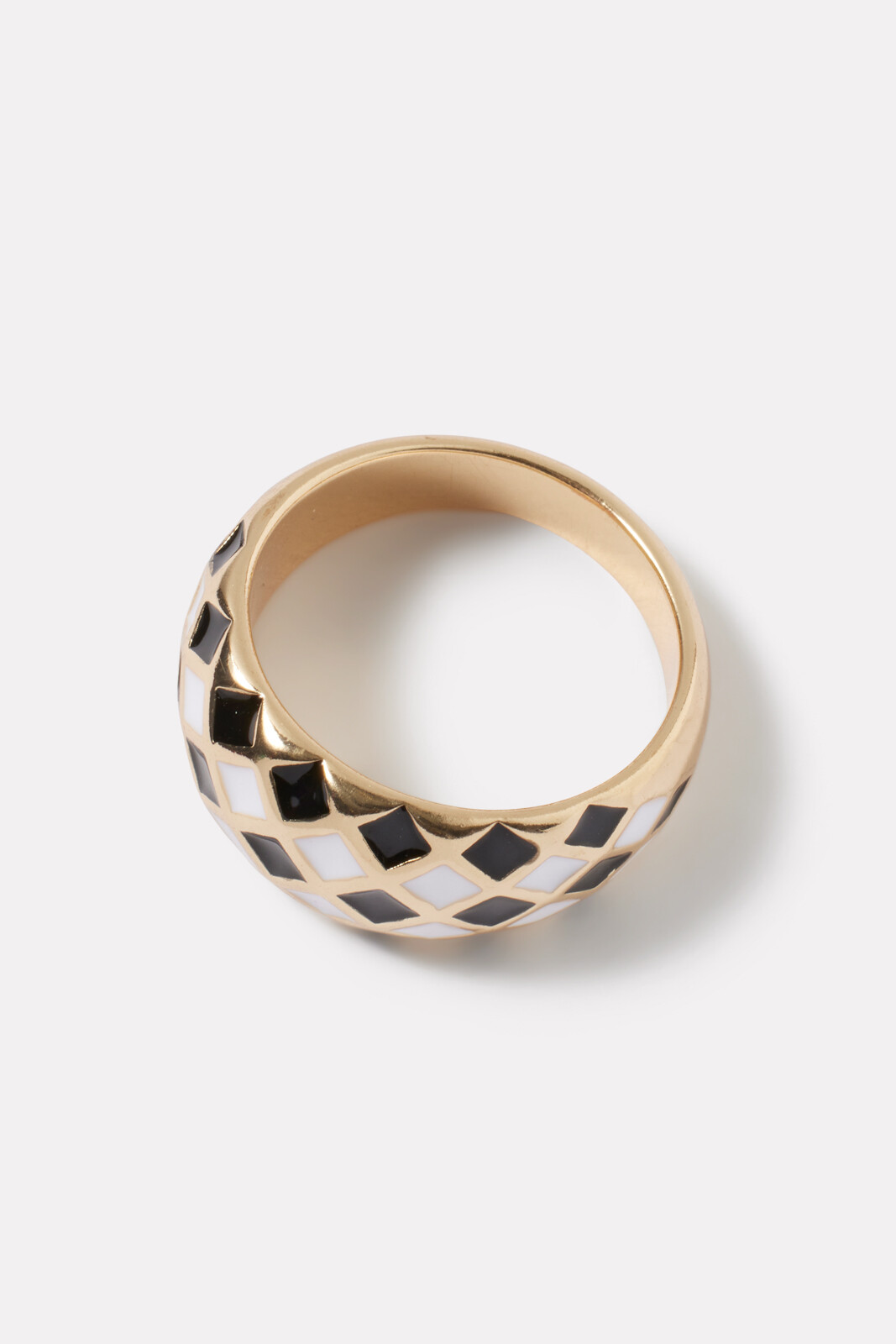 Trudy Checkered Ring