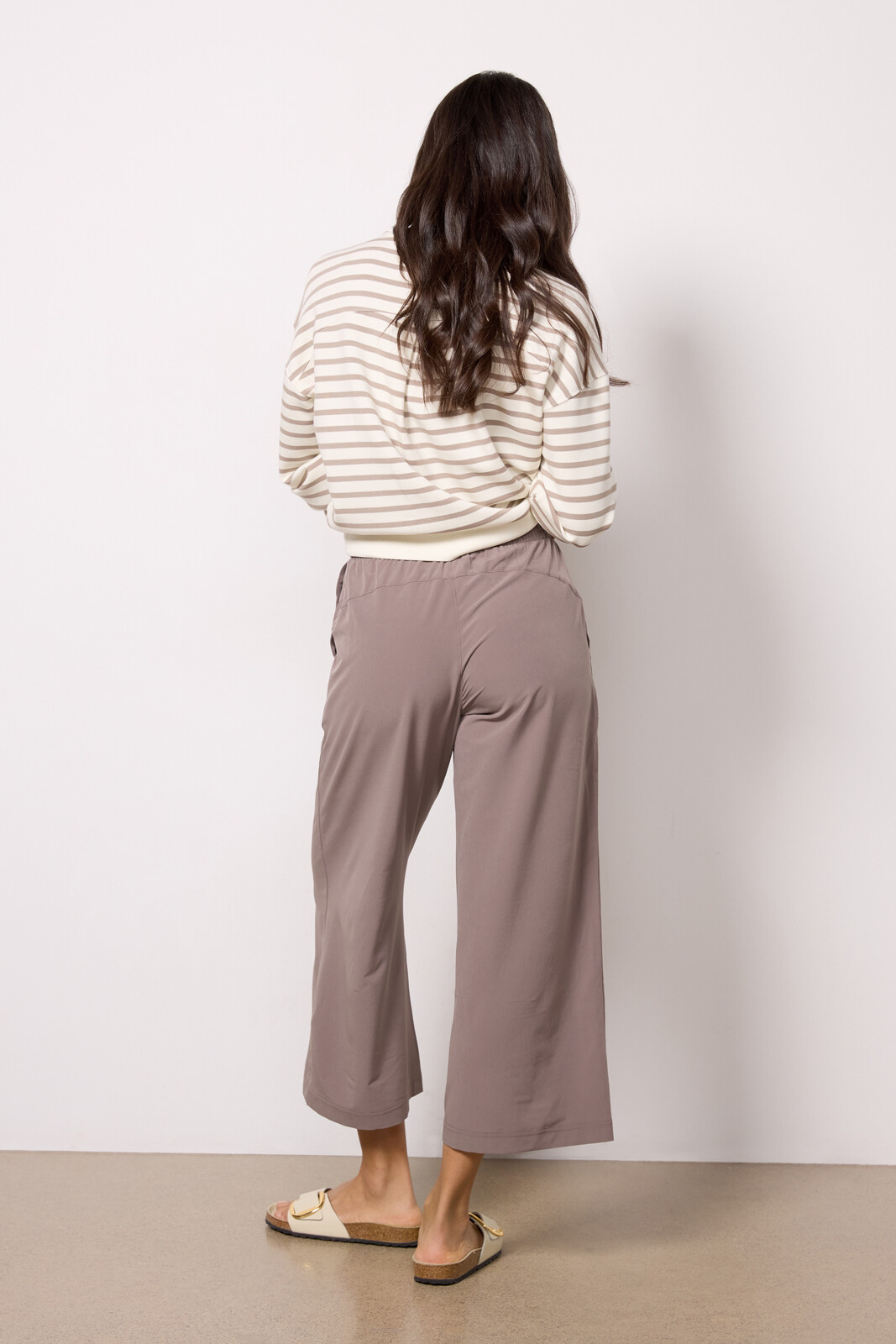 Out of Office Cropped Wide Leg Pant