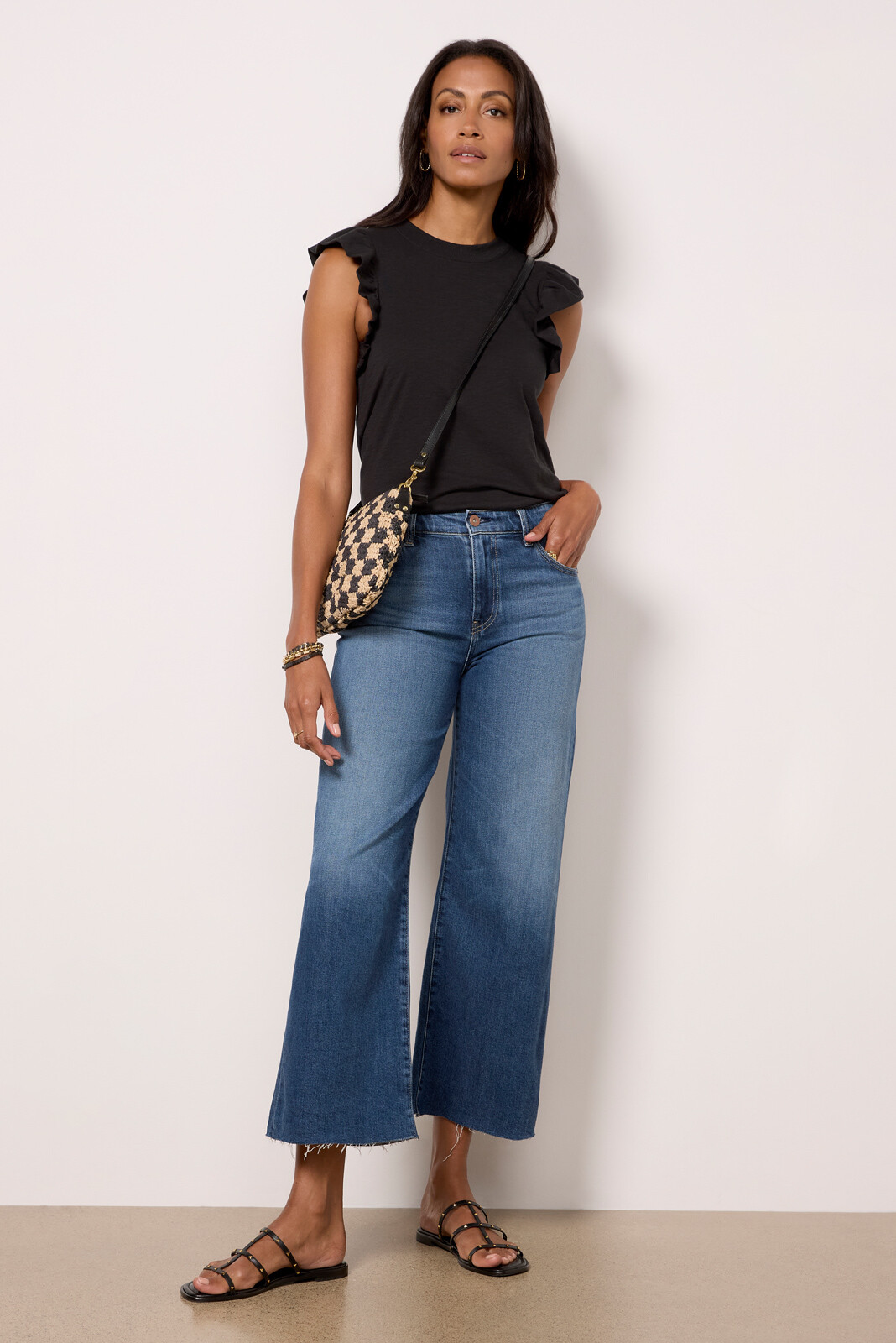 Saige Wide Leg Crop