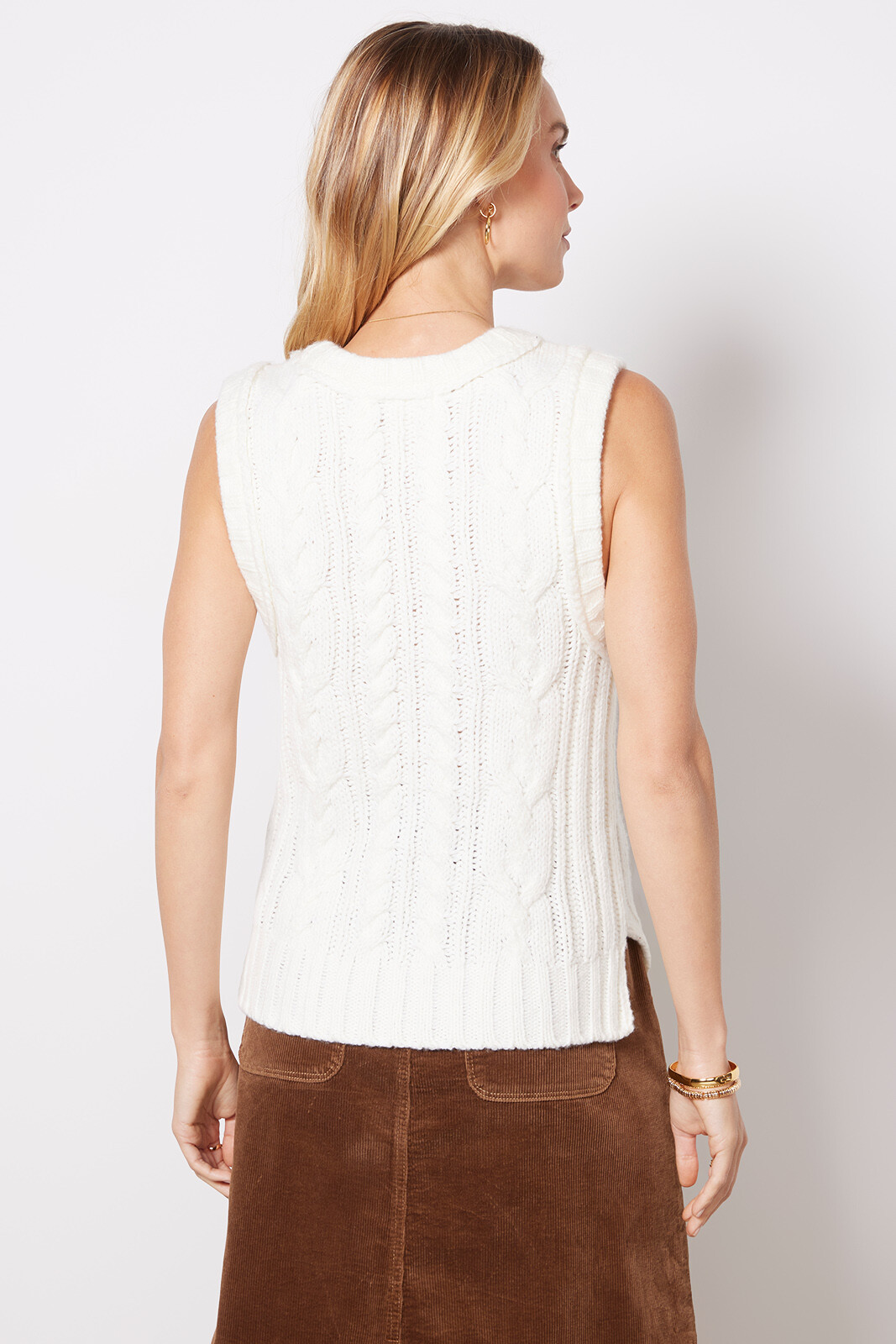 Cable Sweater Vest