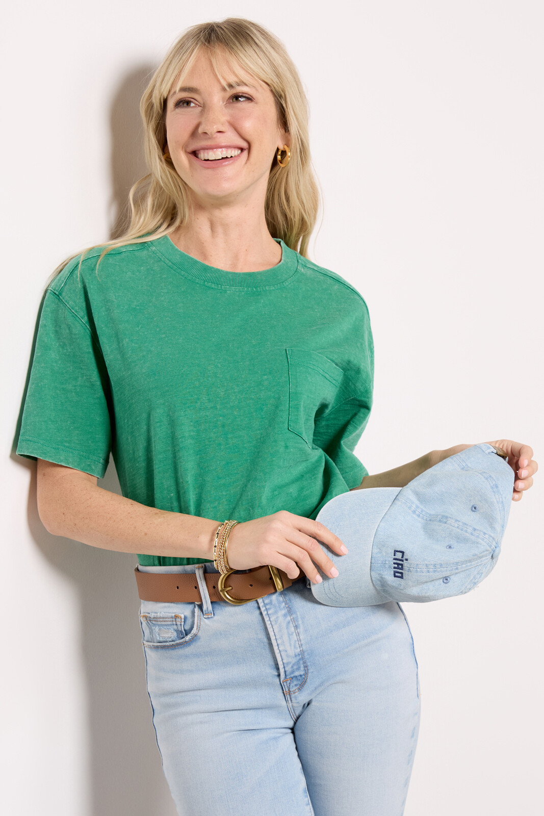 Elsy Slub Pocket Tee