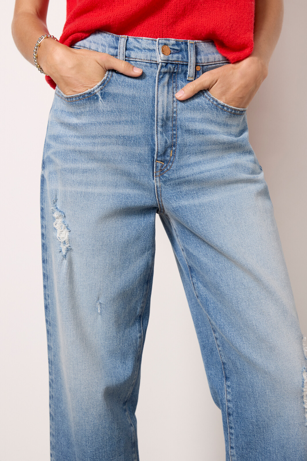 Ever Vintage Barrel Leg Jean