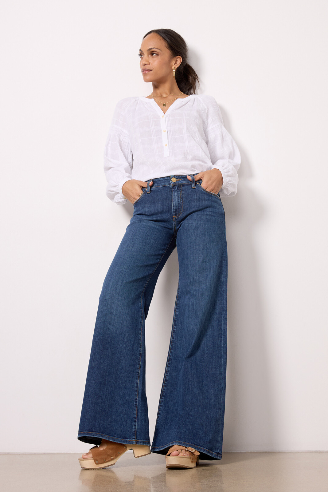 Iduna - High-Waist Wide-Leg Jeans