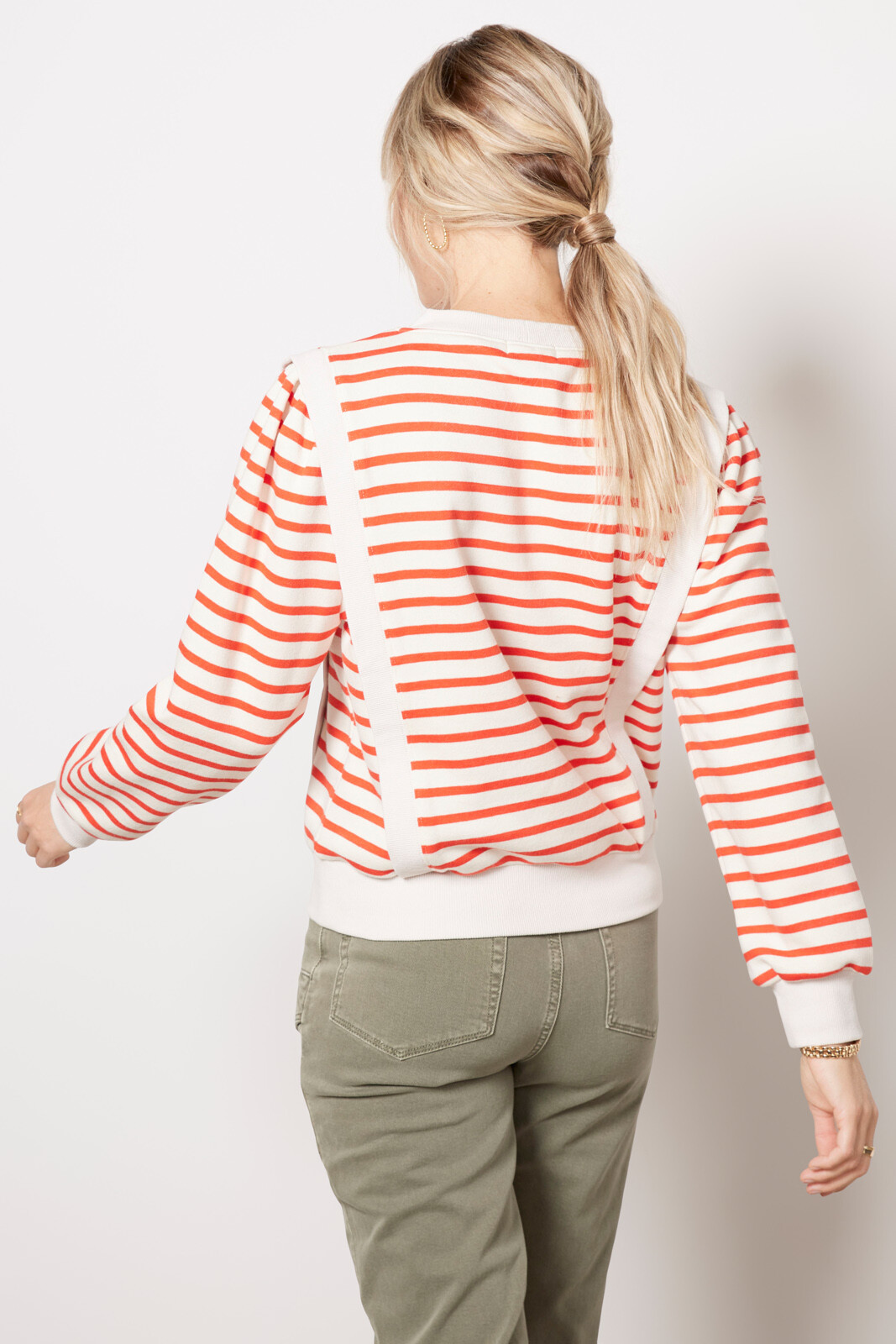 Amber Stripe Sweatshirt
