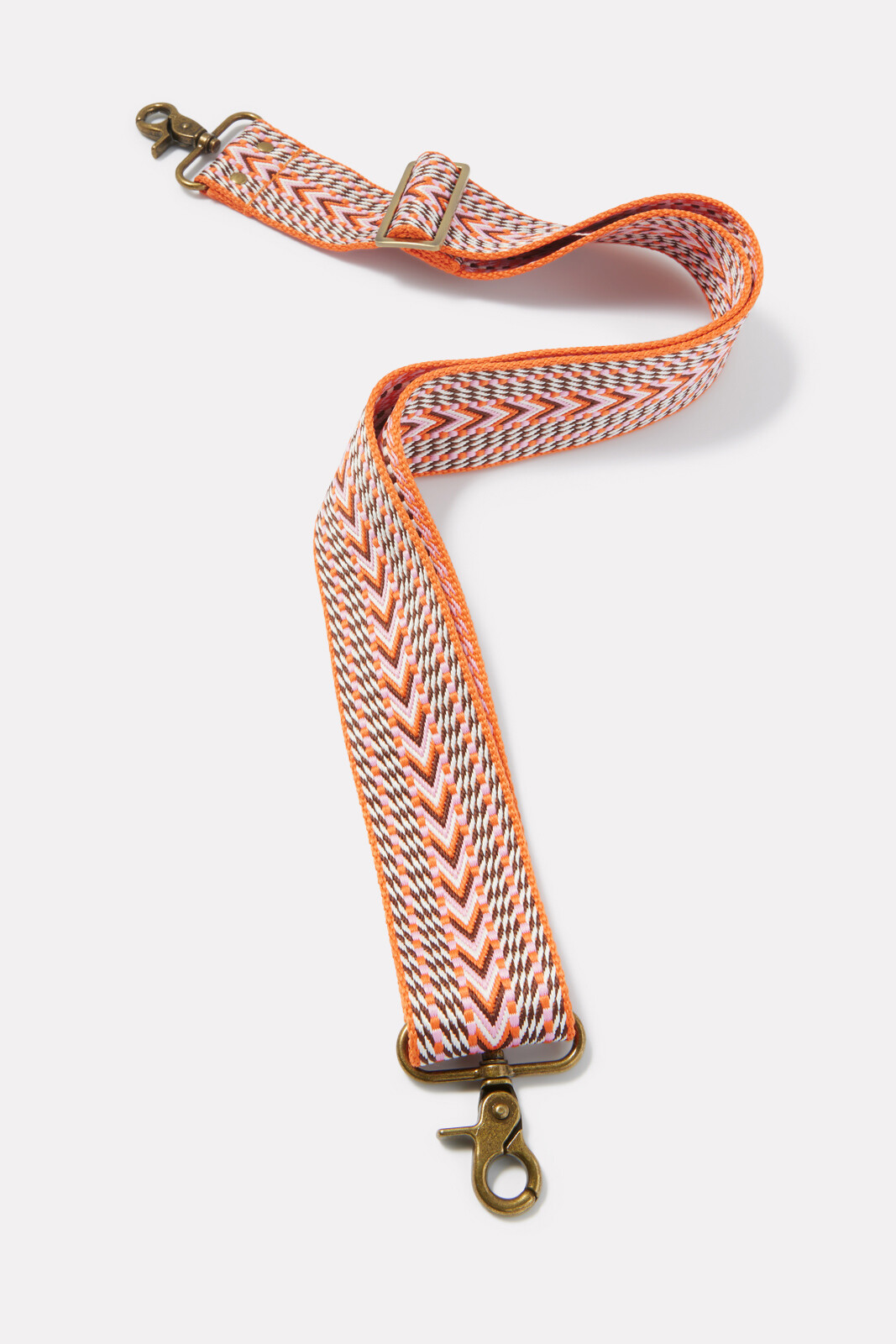 Adjustable Crossbody Strap - Olive & Orange Stripe – Parker Thatch