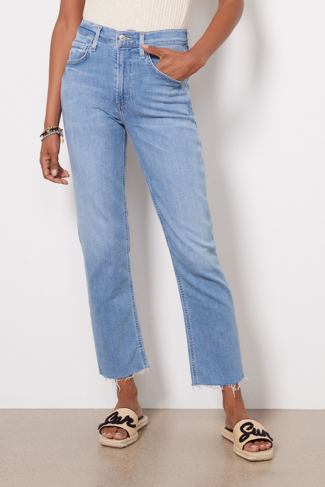 CITIZENS OF HUMANITY Isola Straight Crop Jean | EVEREVE