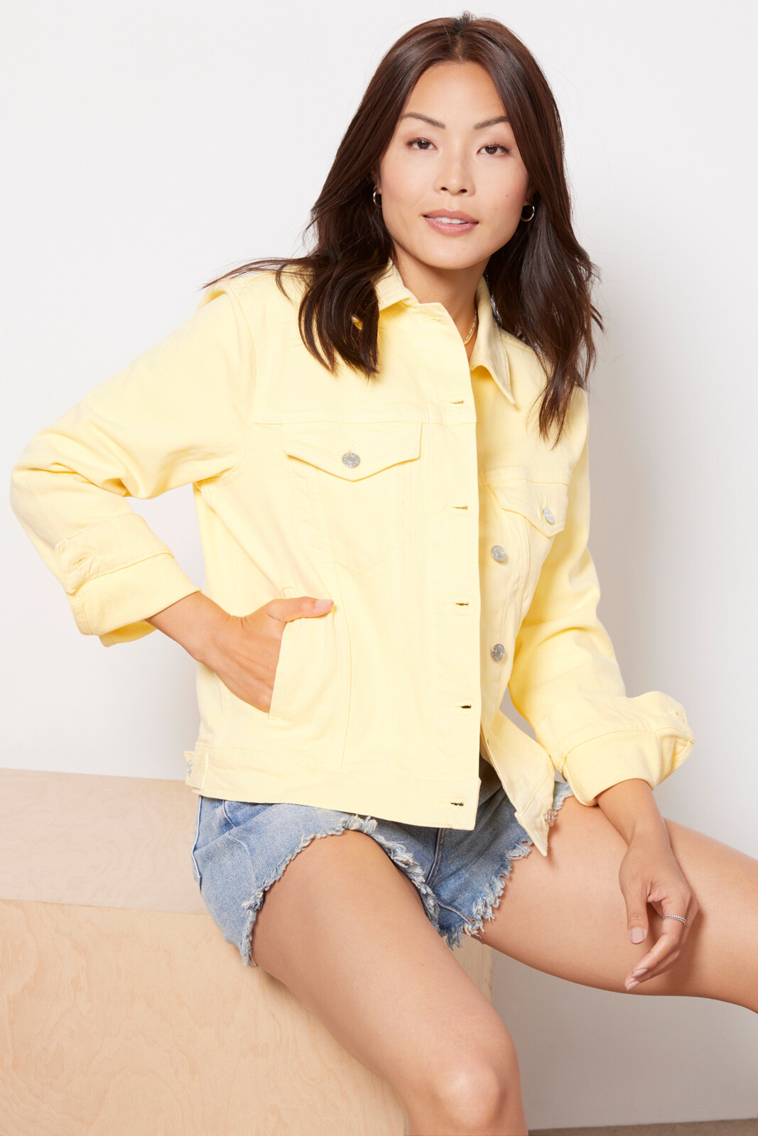 Yellow Denim Jacket – Shop Freedom-totobed.com.vn