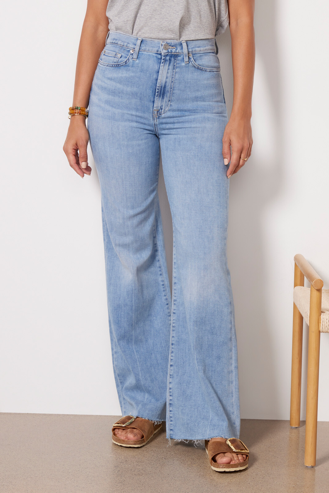7 For All Mankind Skinny B(Air) Jeans, Rinsed Indigo at John Lewis &  Partners