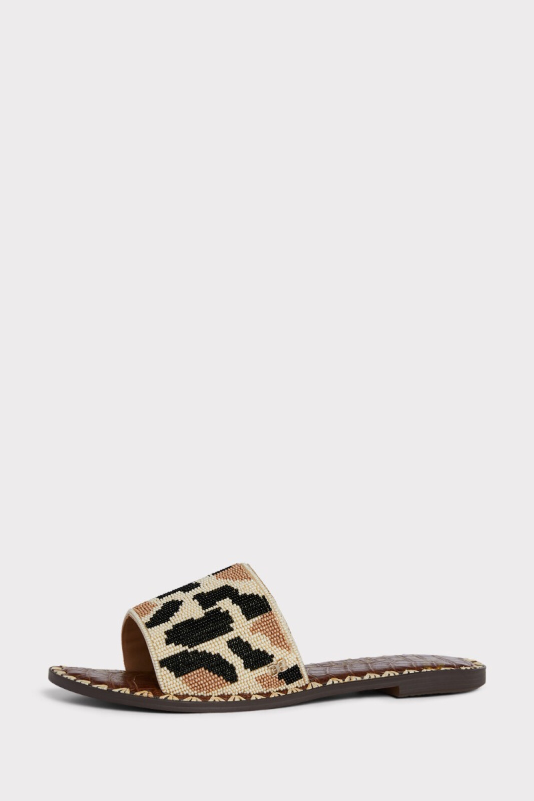 SAM EDELMAN Gunner Leopard Flat Sandal | EVEREVE