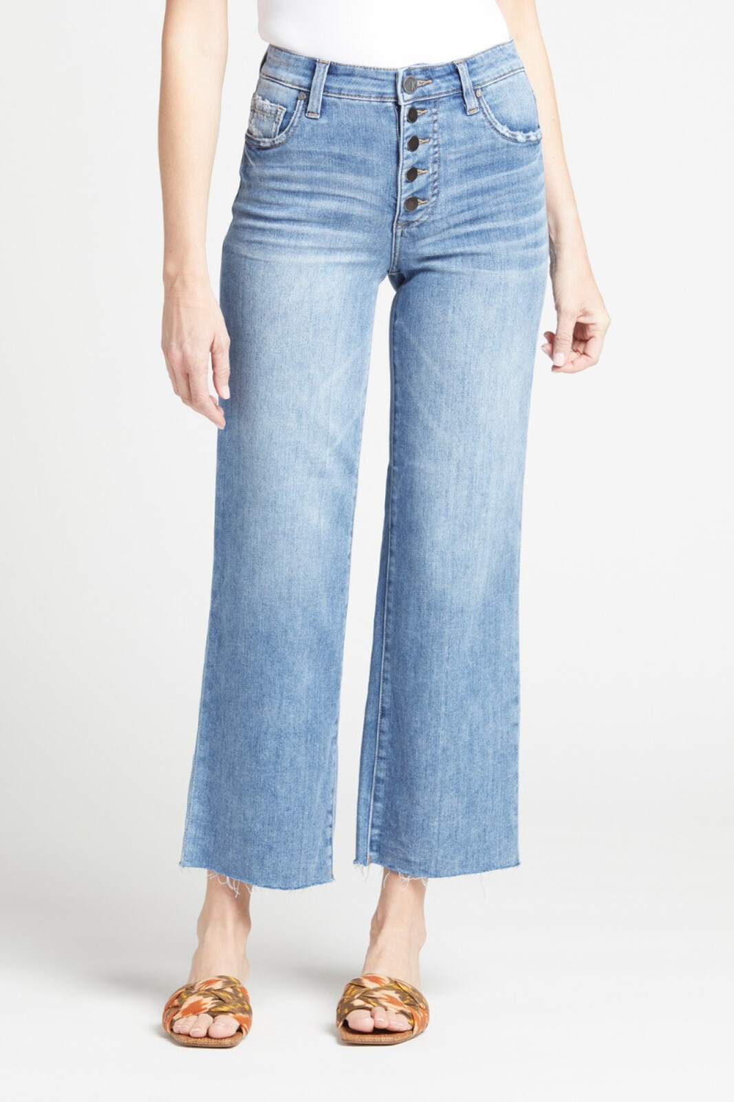 KUT FROM THE KLOTH Charlotte High Rise Wide Leg Jean | EVEREVE