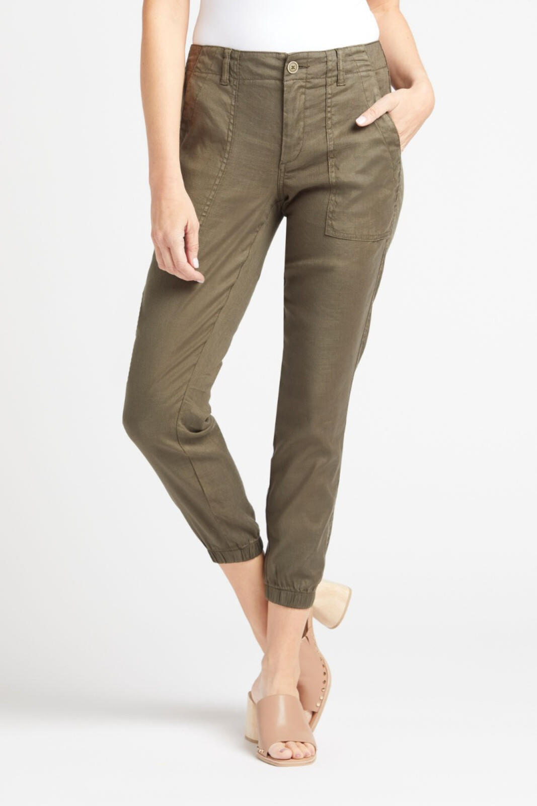 LEVEL 99 Izzy Patch Pocket Cuff Pant | EVEREVE