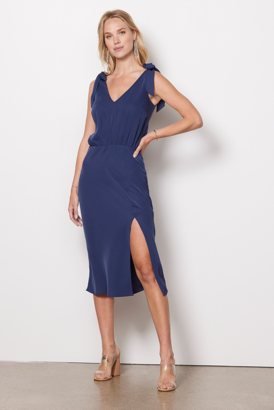 A – NEW YORK Solana Dress Midi Dress