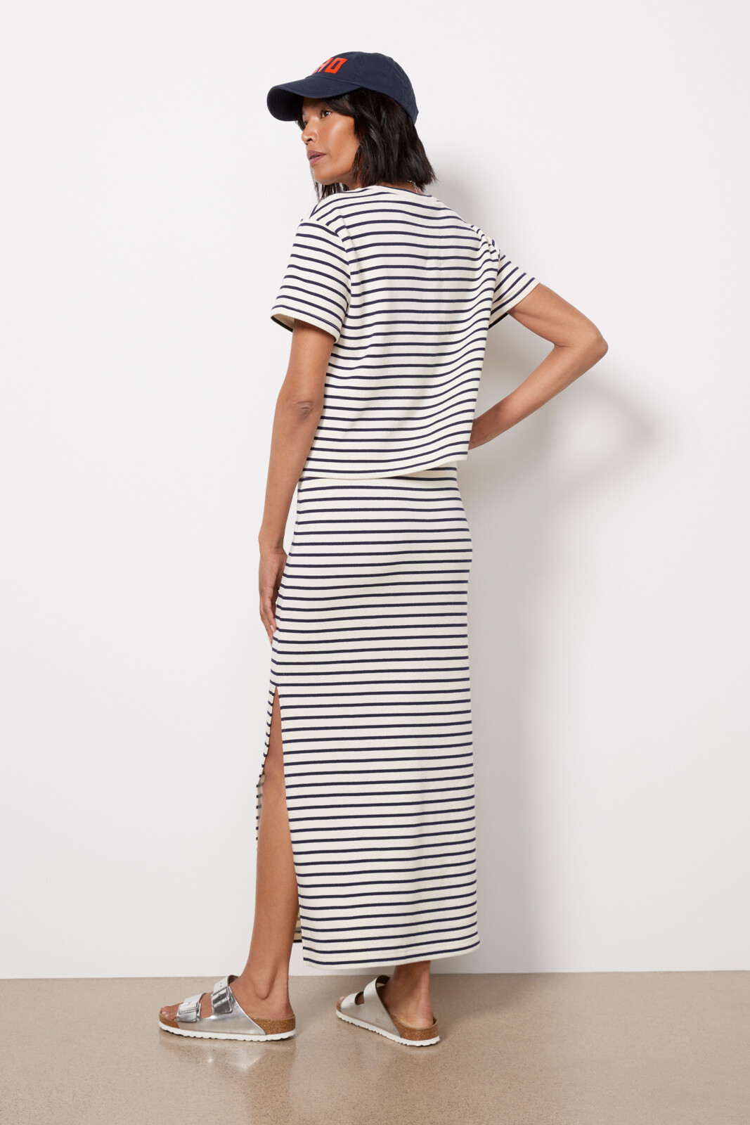 Travel Must Have - Striped Skirt | Wear this w/ matching tee or separate it