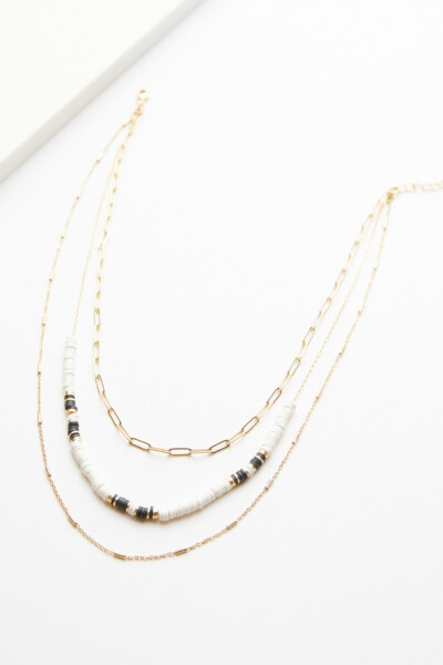Brea Sequin Layered Necklace