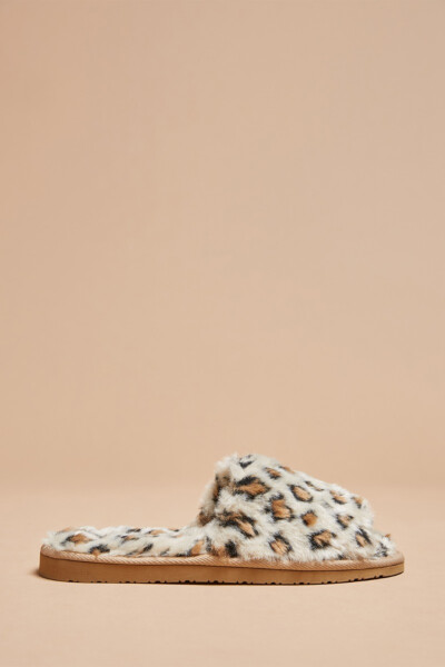 Lolo Leopard Slide Slipper