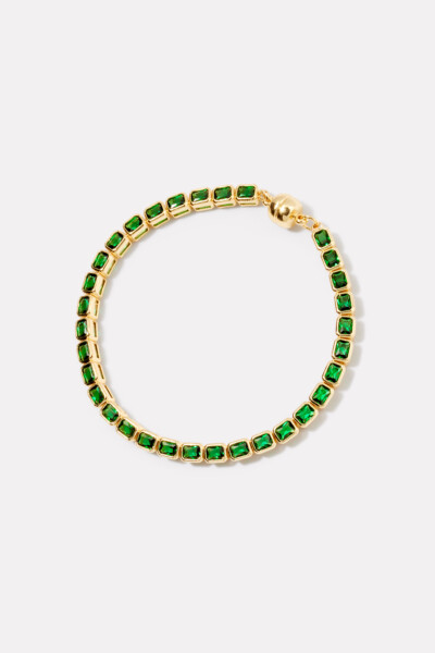 Bezel Emerald Ballier Bracelet