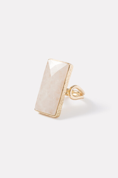 Marie Rectangle Stone Ring