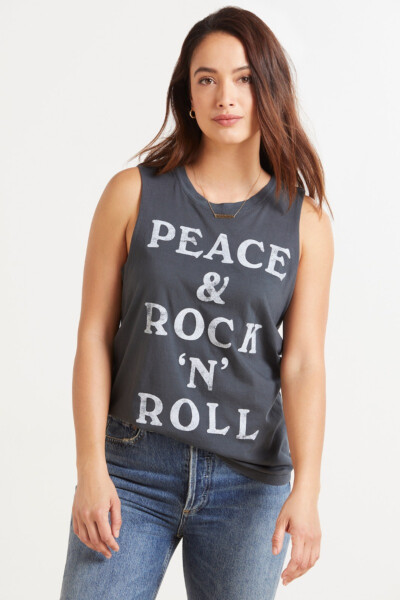 Peace Rock and Roll Tank