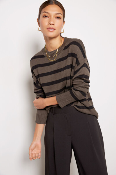 Delaney Stripe Pullover