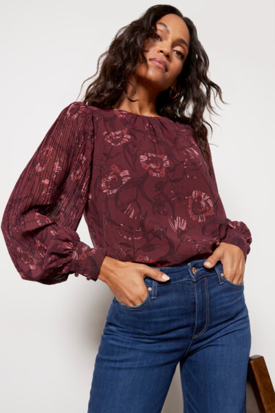Cooper Pleated Blouse