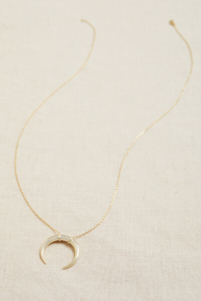 Marley Crescent Pendant Necklace
