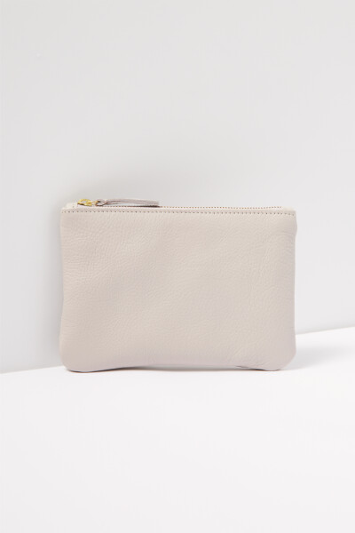 Lilac Leather Pouch