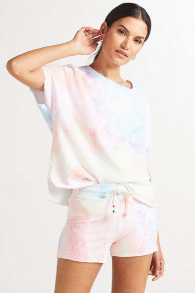 Watercolor Slouch Pullover