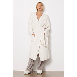 BAREFOOT DREAMS CozyChic Ribbed Hooded Robe | EVEREVE