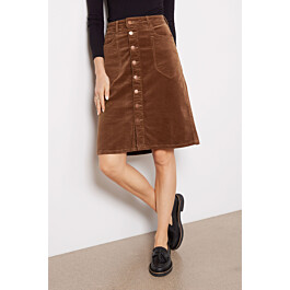 KUT FROM THE KLOTH Corduroy Rose Button Front Skirt | EVEREVE
