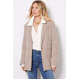 Anna Plaid Blazer – The Old Mill