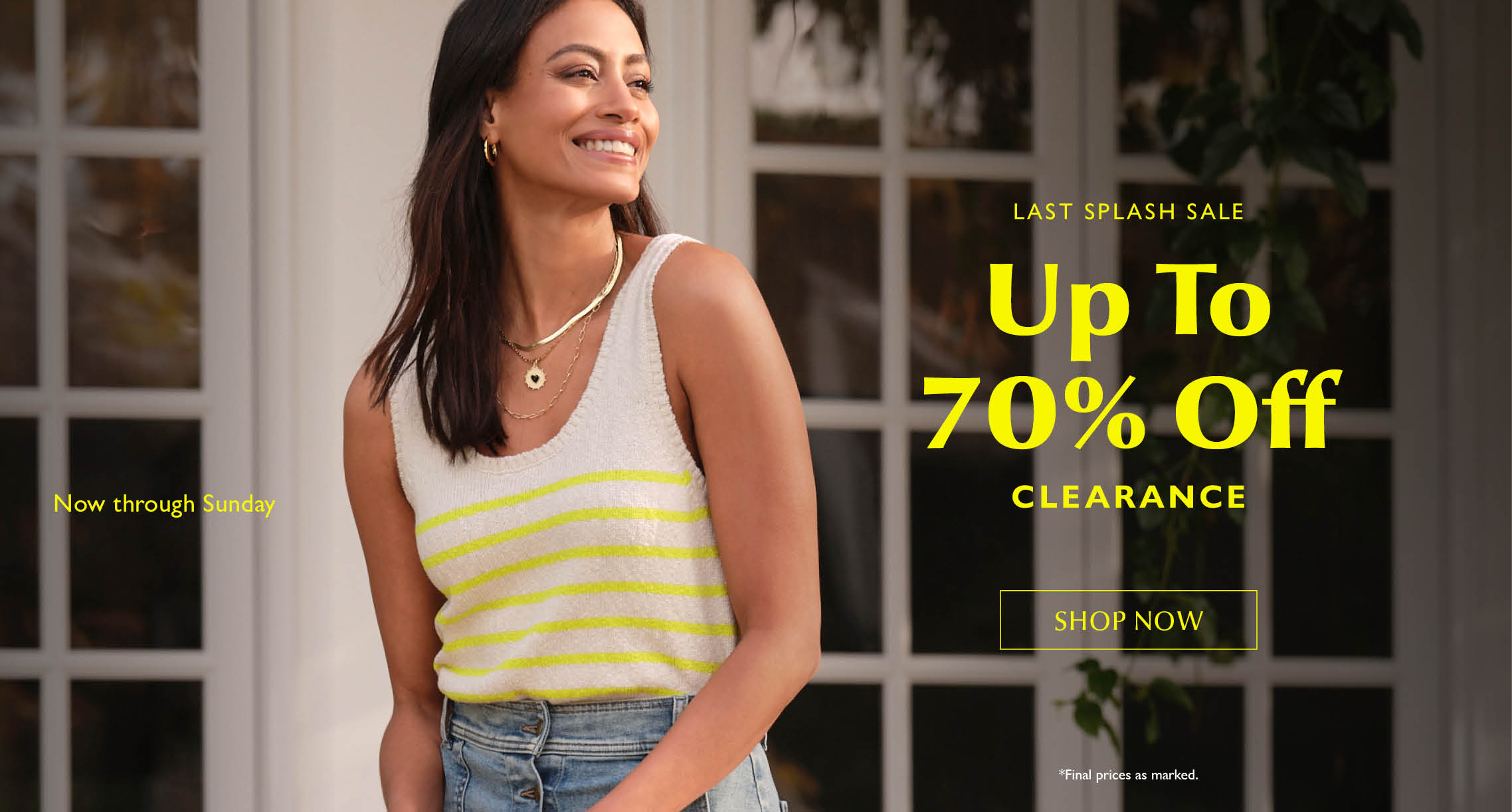 70% clearance sale. - Shop Now