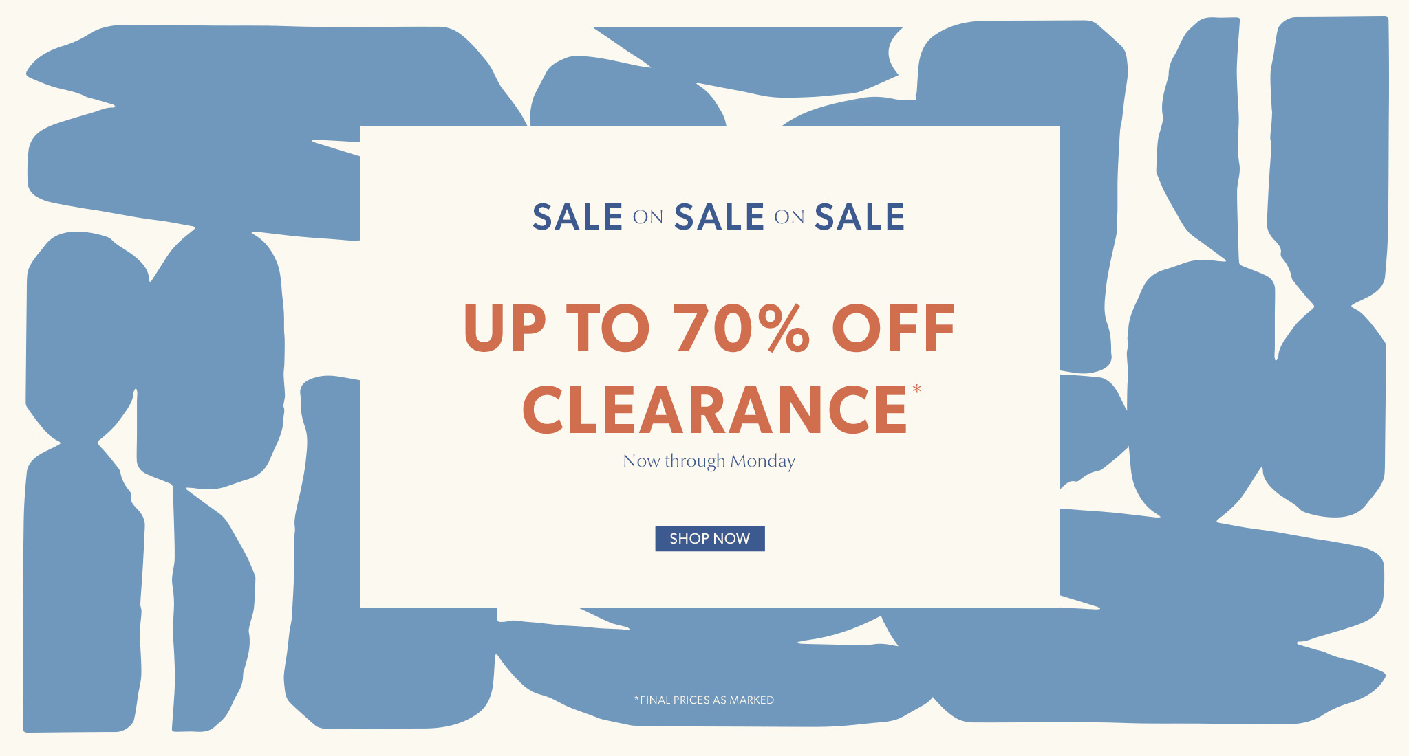 Up to 70% off clearance, Shop Now