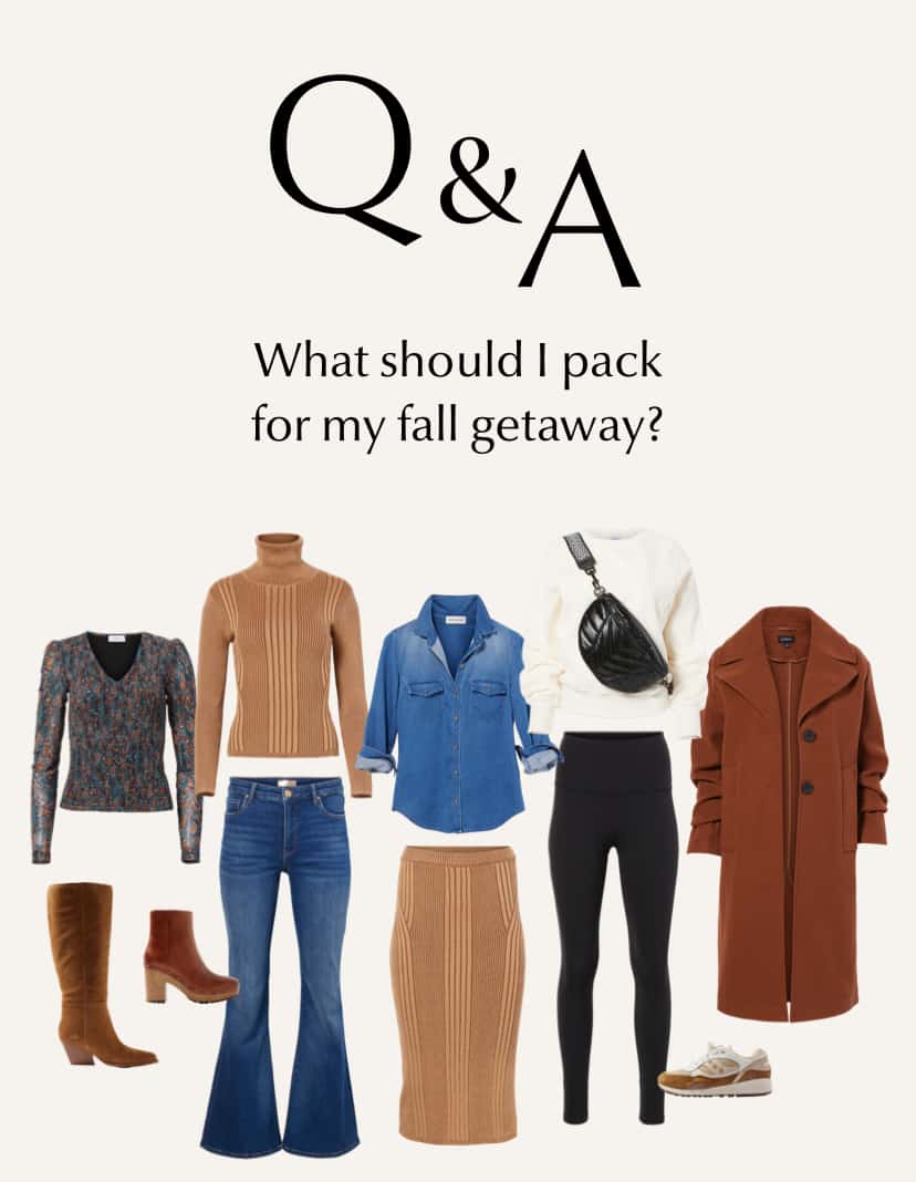 What should I pack for my fall getaway?